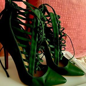 Sexy Bootie Cord-up Heels